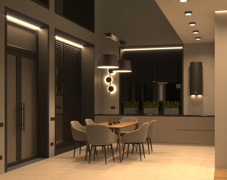Kitchen&amp;Dining room. Gr.floor