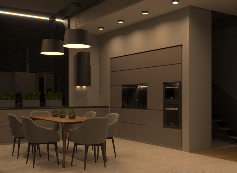 Kitchen&amp;Dining room. Gr.floor
