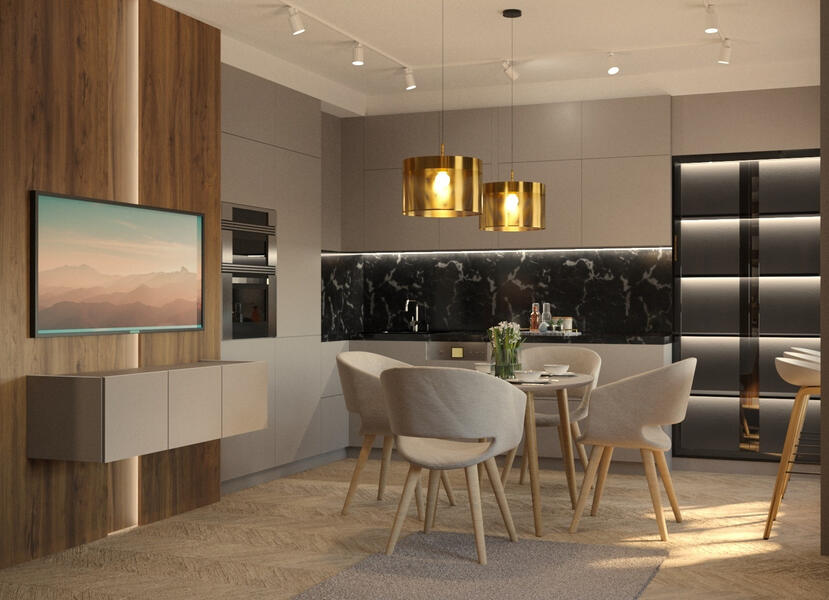 Kitchen &amp; Dining zone