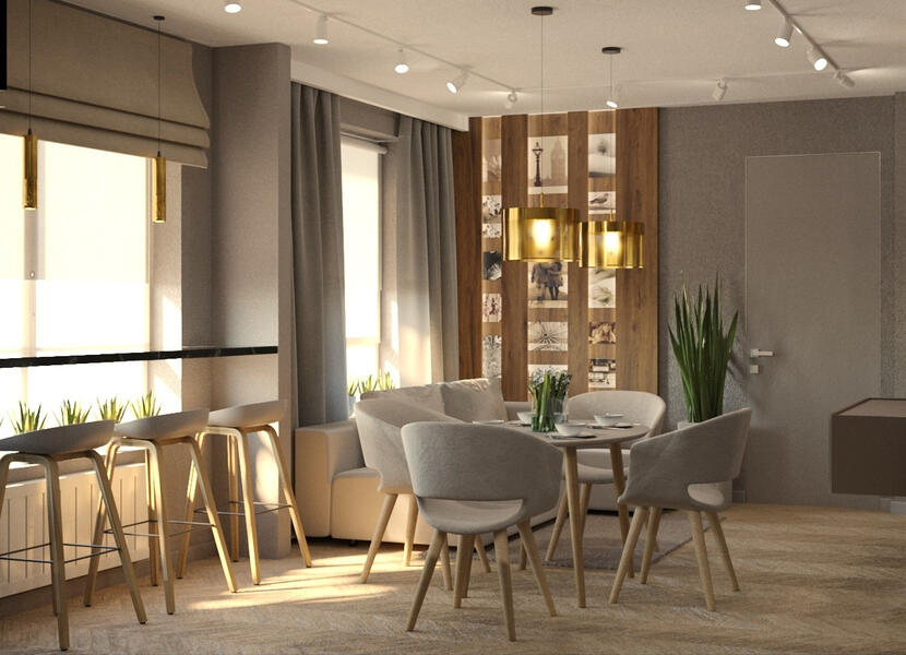 Living room &amp; Dining zone